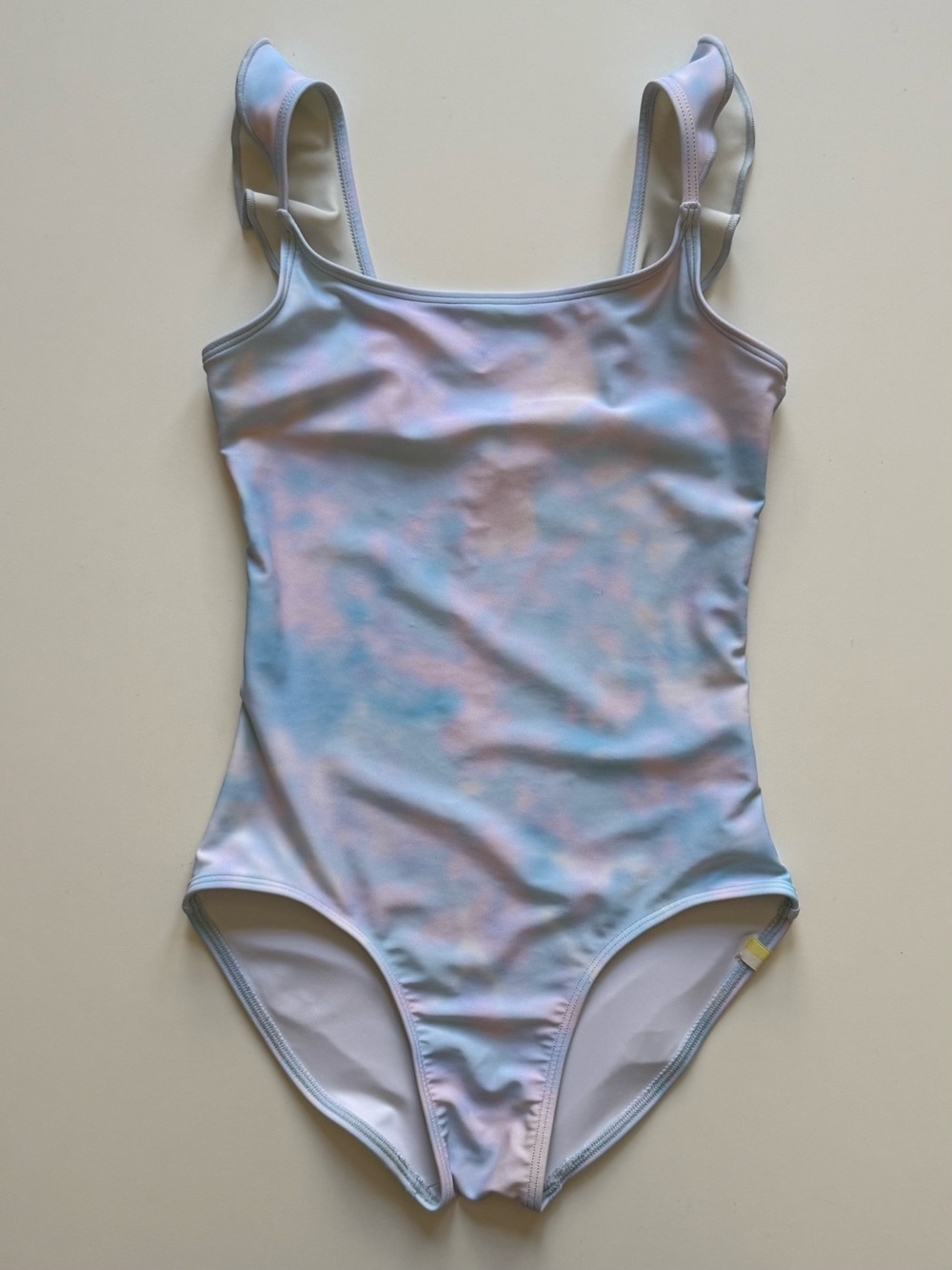 Summersalt The Girls' Ruffle One-Piece Swimsuit, Sky - Size 8